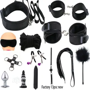 Bondage Restraints Set Vibrator Stimulate BDSM Adult Toys