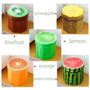 Fruity Fruit Storage Box Organizer Stool