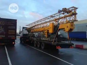 Foreign Used Tower Crane With Telescopic Boom for Sale
