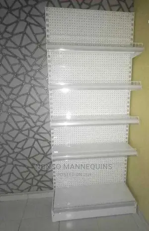 Wall Supermarket Shelves