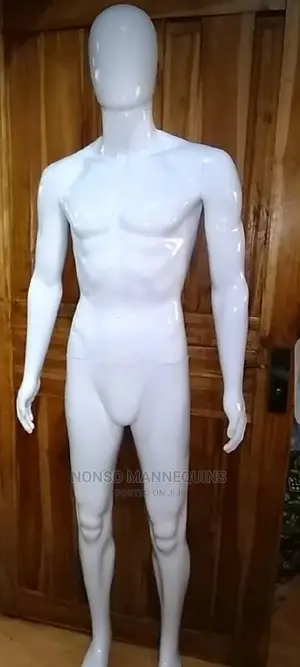 Male Mannequin Glossy White