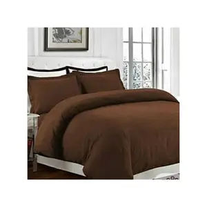 Quality Brown Duvet,Bedsheet With 4 Pillow Cases