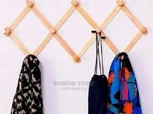 Wooden Bag Rack