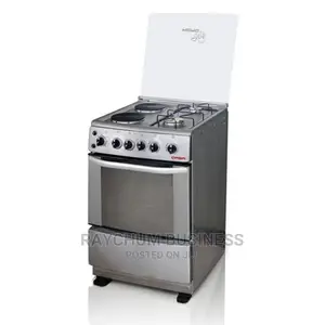 New Qasa Qlink Standing Gas Cooker 2gas Burner 2 Electric