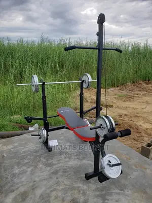 Brand New Multi Purpose Bench Lat Pull 50kg Case Dumbbell