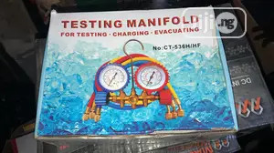 Testing Manifold Guage Professional No:Ct -536h/Hf