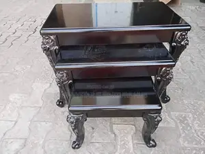 Italian Unique Side Stools Tables 3 Sets