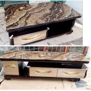 Italian Unique LED TV Stands With Center Table
