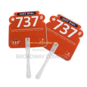 Hand Fans PVC Customised Souvenir for Companies