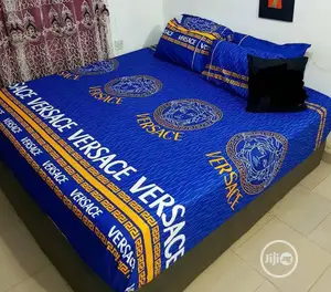 Versace Designers Duvet, Bedsheet With 4 Pillow Cases