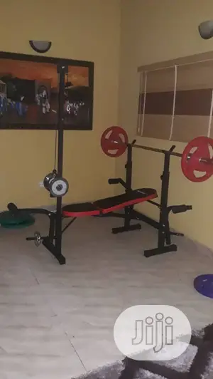Commercial Weight Bench With Weights