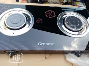 Double Burner Glass With Infrared