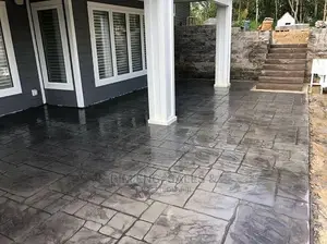 Concrete Stamped Floor, Polishing Design Color Release Agents