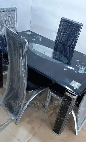 Glass Dinning Sets by 4 Chairs