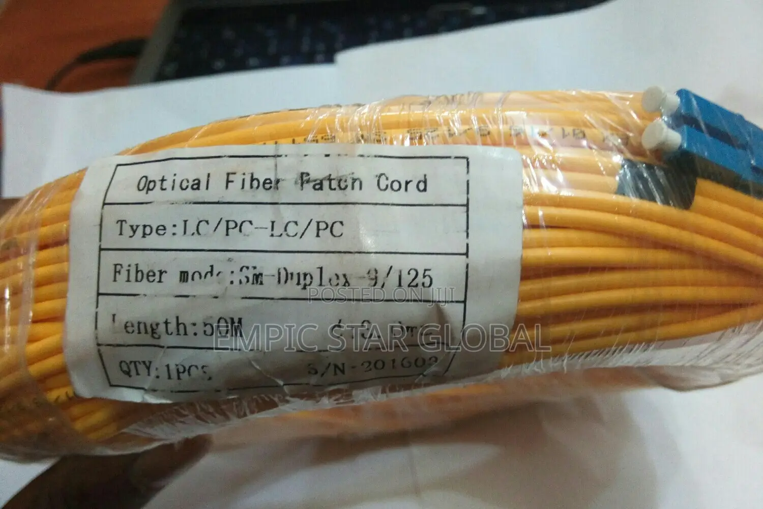 Fiber Patch Cable 50m Sm Lc-Lc