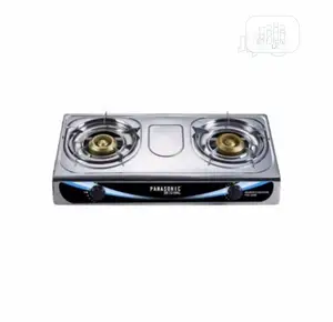 Double Burner Panasonic Stainless Gas Cooker