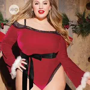 L to XXL Women Christmas Costume Playsuit/Bodysuit Lingerie