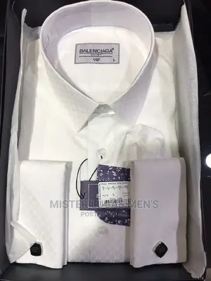 Balenciaga Plain White Shirts