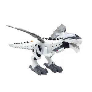 Mechanical Toys White Spray Electric Dinosaur