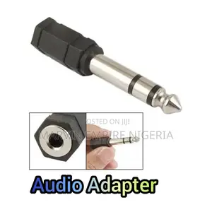 New 6.5mm Male To 3.5mm Female Plug Adapter Headphone Extens