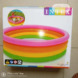 3kigs Can Play on This Swimming Pool 1.68m X 46cm With Pump