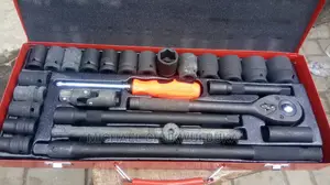 Big Socket Set Black 1/2