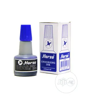 12PCS Blue Color Metal Stamp Ink 30ml Endorsing Oil Ink Sta