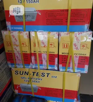 150ahs 12volt Sun Test Battery