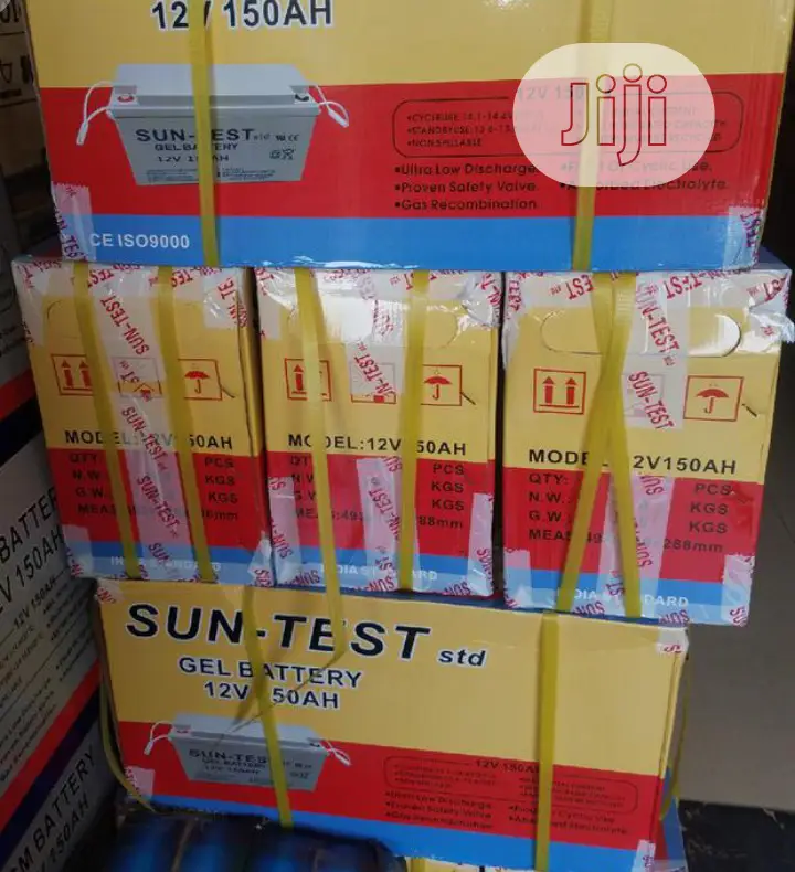 150ahs 12volt Sun Test Battery