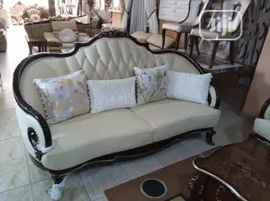 Luxury 7 Seater Living Room Fabric Made Sofa Chair.