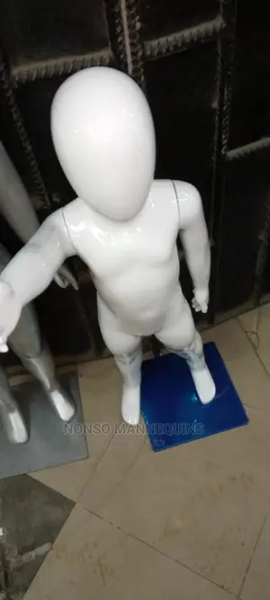 Unisex Glossy White Kidz Mannequins