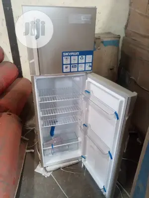 Brand New Skyrun Double Door Fridge 168L Silver External
