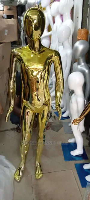 Gold Chrome Mannequins for Kidz