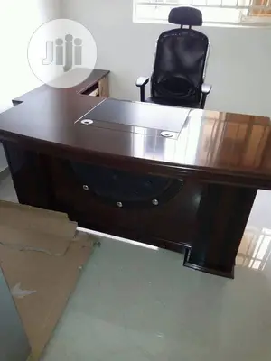 Executive Wooden Office Table With Drawers.