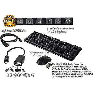 Wireless 2.4ghz Waterproof Keyboard and Mouse