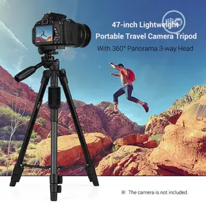 47inches Lightweight Camera Tripod Phone Stand Holder