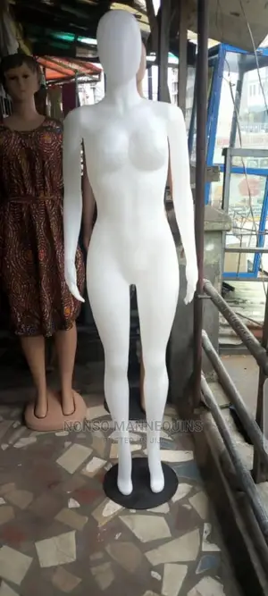 Full Plastic White Mannequin Female
