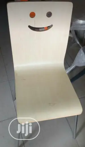 Wood Chair With Metal Legs