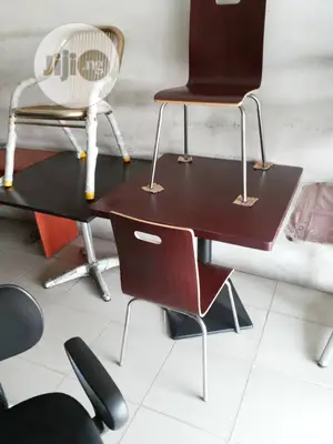 Wood Chair With Metal Legs