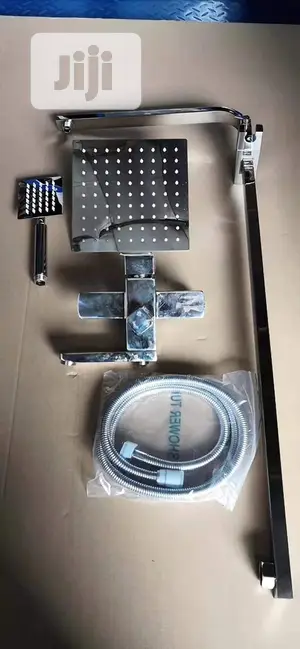 Standing Shower Stainless Square Shape