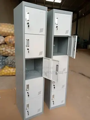 Metal Single Workers Lockers by 5 Lockers