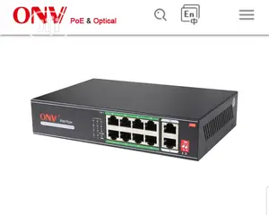 ONV 8PORT POE 10/100 Switch + 2port Uplinks 10-port