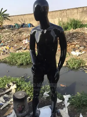 Fibre Black Male Mannequin
