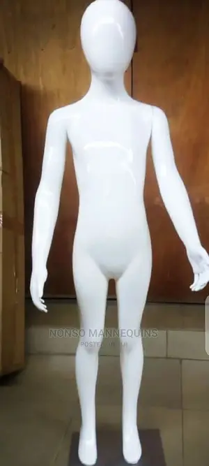 Glossy White Unisex Children Mannequin