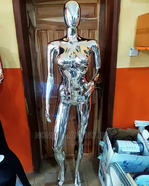 Busty Size 10 Silver Chrome Female Mannequins