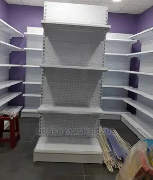 Single Sided Gondola Supermarket Display Shelfs