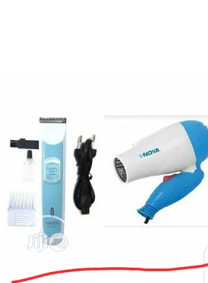 Nova Nova Rechargeable Hair Clipper + Nova Hair Dryer