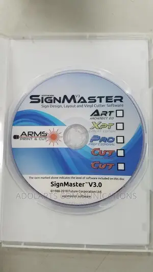 4ft Cutting Plotter + Camera Scan Signmaster Software