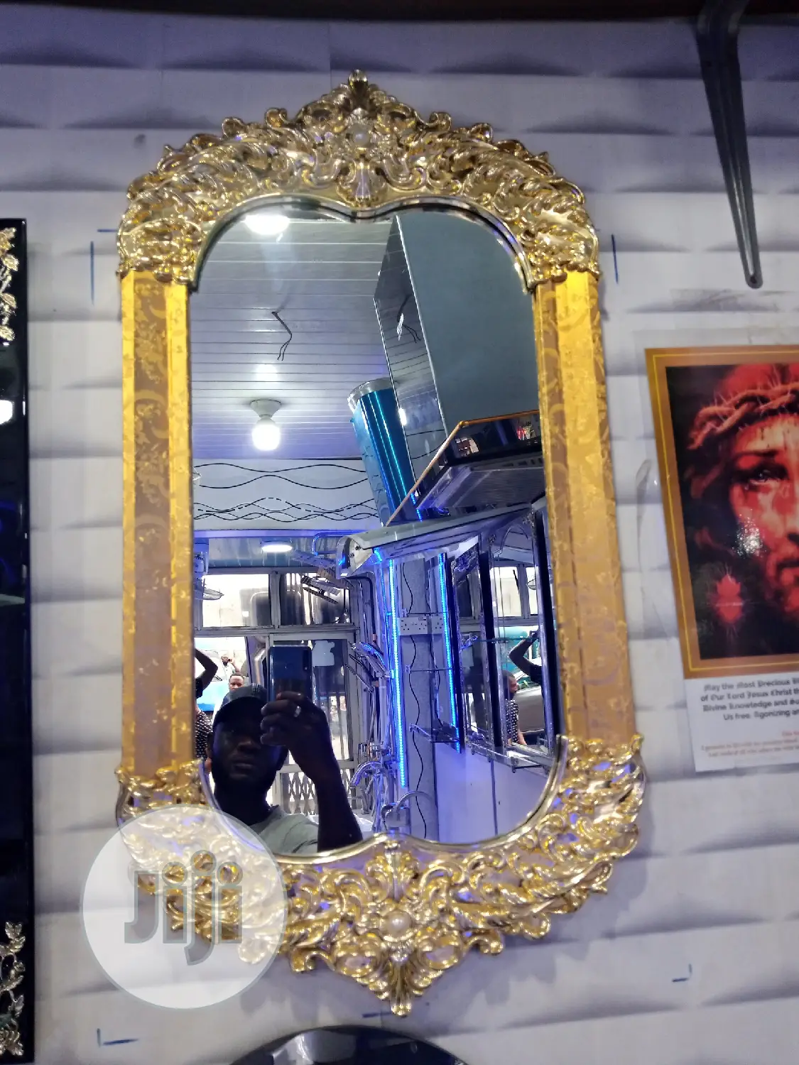 Bathroom Mirror Royal Gold