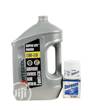 Amtecol SAE 5W30 Synthetic Blend Motor Oil .